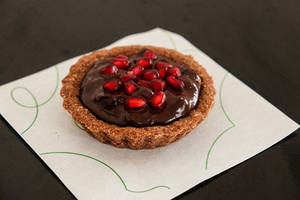 Pomegranate Chocolate Tart  (gluten Free)