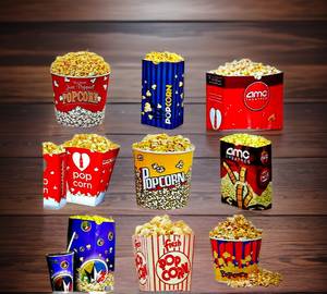 Hot N Fresh Popcorn [ Tandoori Tadka Flavour ] [ 750 Ml Box ]