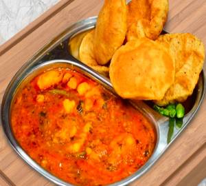 Mathura Special Bedmi Poori with Spicy Sabji