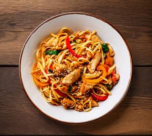 Chicken Special Noodles with Sauce