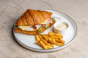 Pork Ham & Cheddar Sandwich