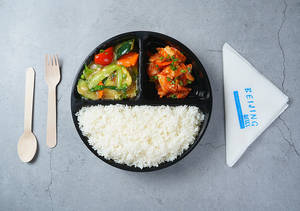 Stir-fried Vegetables With Steamed Rice Bowl