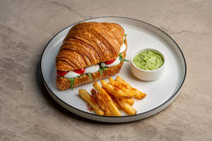 Tomato & Bocconcini Croissant Sandwich