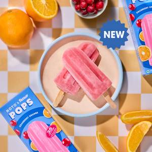 Cranberry and Orange Popsicle with Electrolytes
