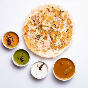 Onion Coconut Uttapam