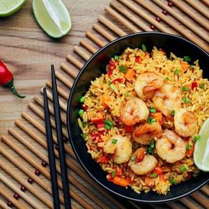 Schezwan Prawn Rice