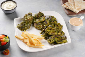Haryali Chicken Tawa Skewers