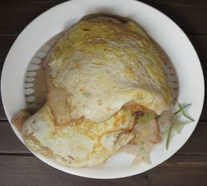 Veg bread omelette