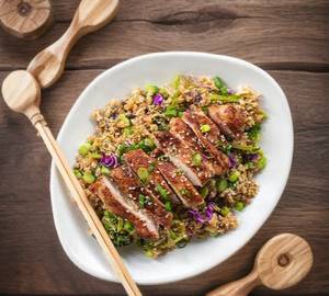 Cauli Rice With Grilled Chicken