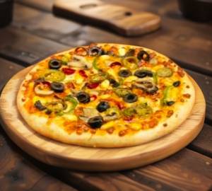 Black Olives Cheese Pizza