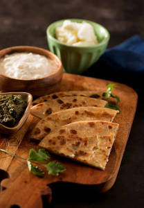 2 paneer paratha