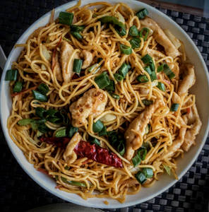 Egg Bhurji Noodles