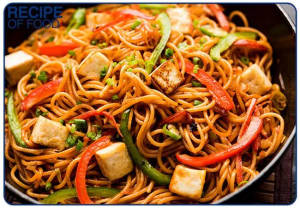Paneer noodles