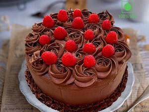 Chocolate Berries Cake