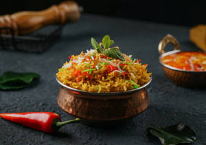 Hydrabad veg dum biryani