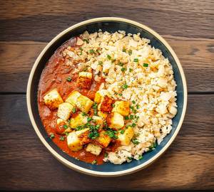 Caull Rice With Paneer Tikka Masala