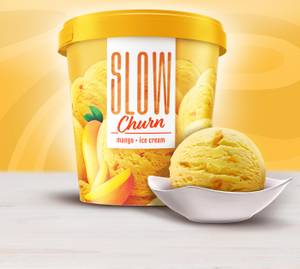 Slow Churn Mango Ice Cream 500 ML