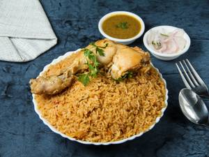 Chicken biriyani 1/2 plate