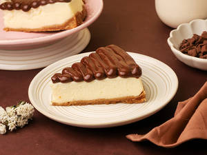 Chocolate Cheesecake Slice