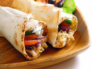 Afghani Soya Tikka Roll