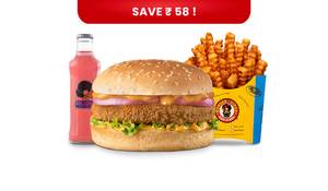 Jr Fried Chicken Burger Value Combo