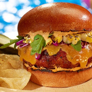 Mint Mayo Chicken Burger