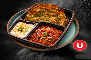 Tandoori Green Chilli Paratha + Chana Masala Combo
