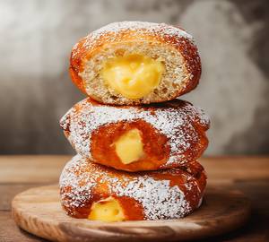 Cream filled bombolini