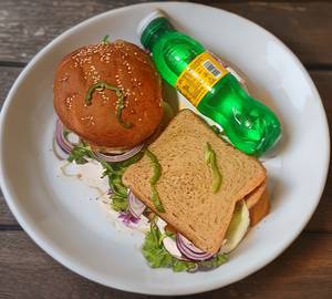 Egg Burger + Egg Sandwich