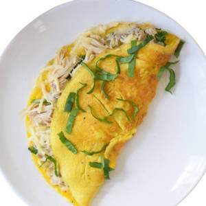 Chicken Cheese Omelette