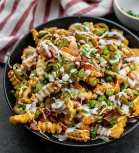 Per Peri Cheesy Jalapeno Fries With Veg Fingers