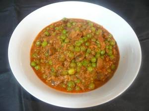 Mashroom matar masala
