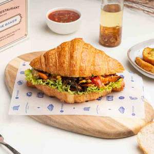 Classic Veg Croissant Sandwich
