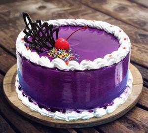 Blackcurrant 1 Kg Fresh Cream Cake