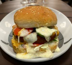 Grilled veg cheese mozzerella