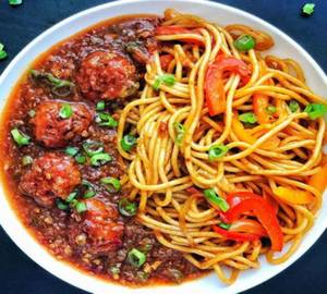 Manchurian Noodles Combo