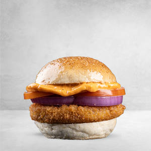 Bhuna Mediterranean Burger (v)