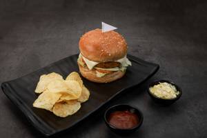 Cheesy Veggie Burger