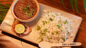 Punjabi Chola With Rice