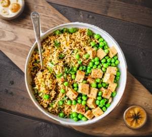 Green Peas masala rice bowl