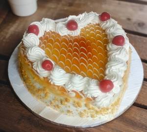 Butter Scotch Heart Shape