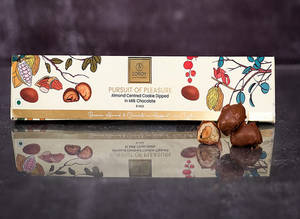 Pursuit Of Pleasure Almond Centred Cookie Dipped In Milk Chocolate