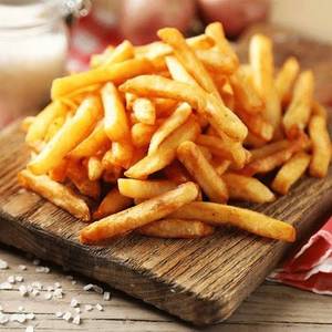 French fries salted
