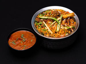 Bhuna Mutton Biryani