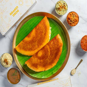 Garlic Ghee Roast Dosa