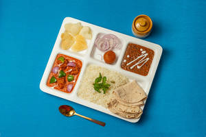 Kadhai Chicken Thali