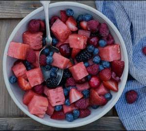 Berry Watermelon Fruit Salad