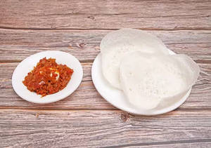 Appam (2piece) With Egg Roast