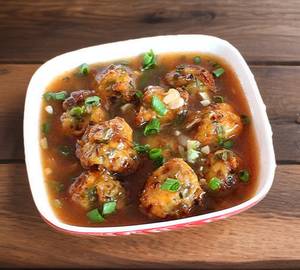 Manchurian idli gravy