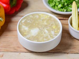 Chicken sweet corn soup 